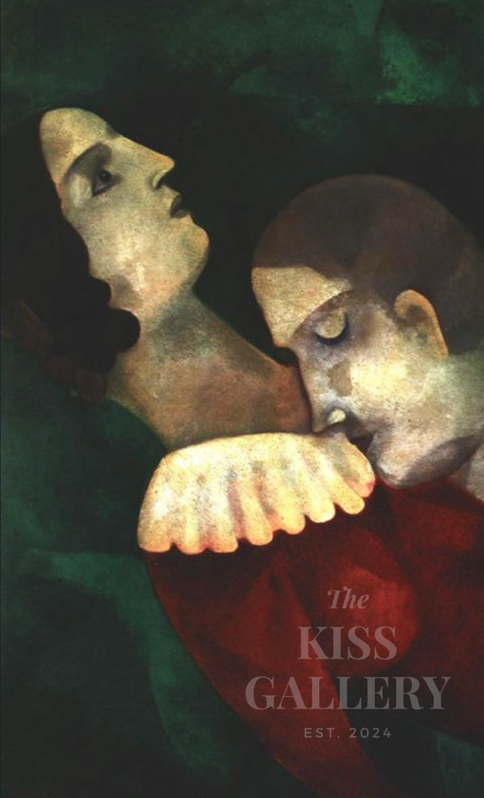 Marc Chagall - "Lovers in Green"