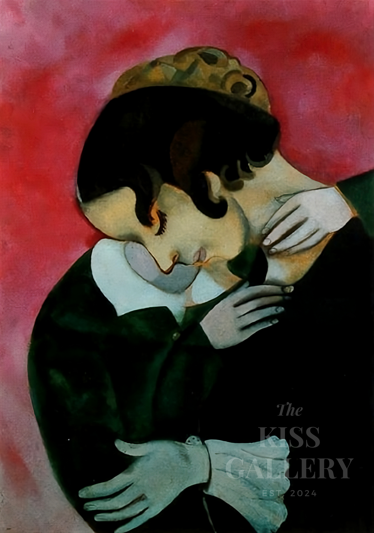Marc Chagall - "Lovers in Pink"
