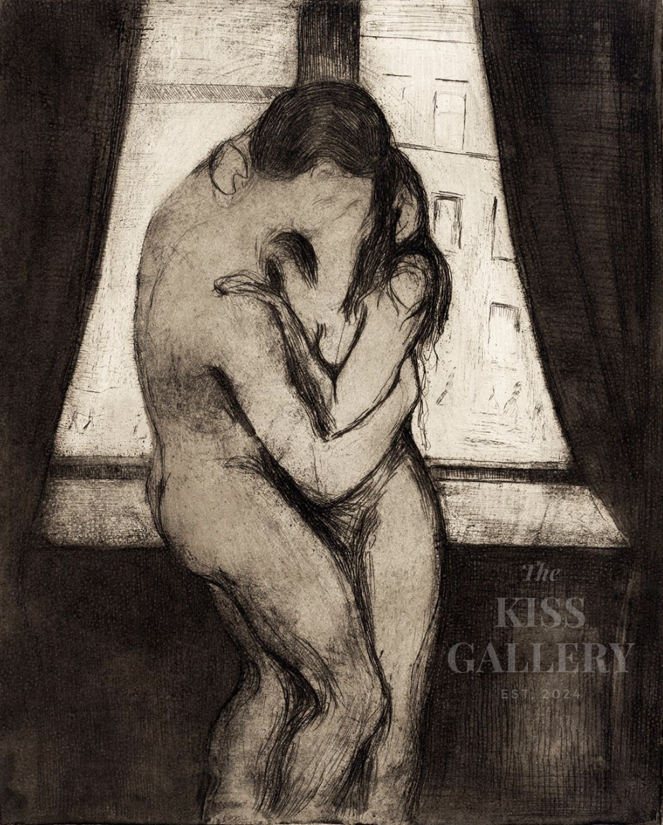 Edvard Munch - "The Kiss" (1895)