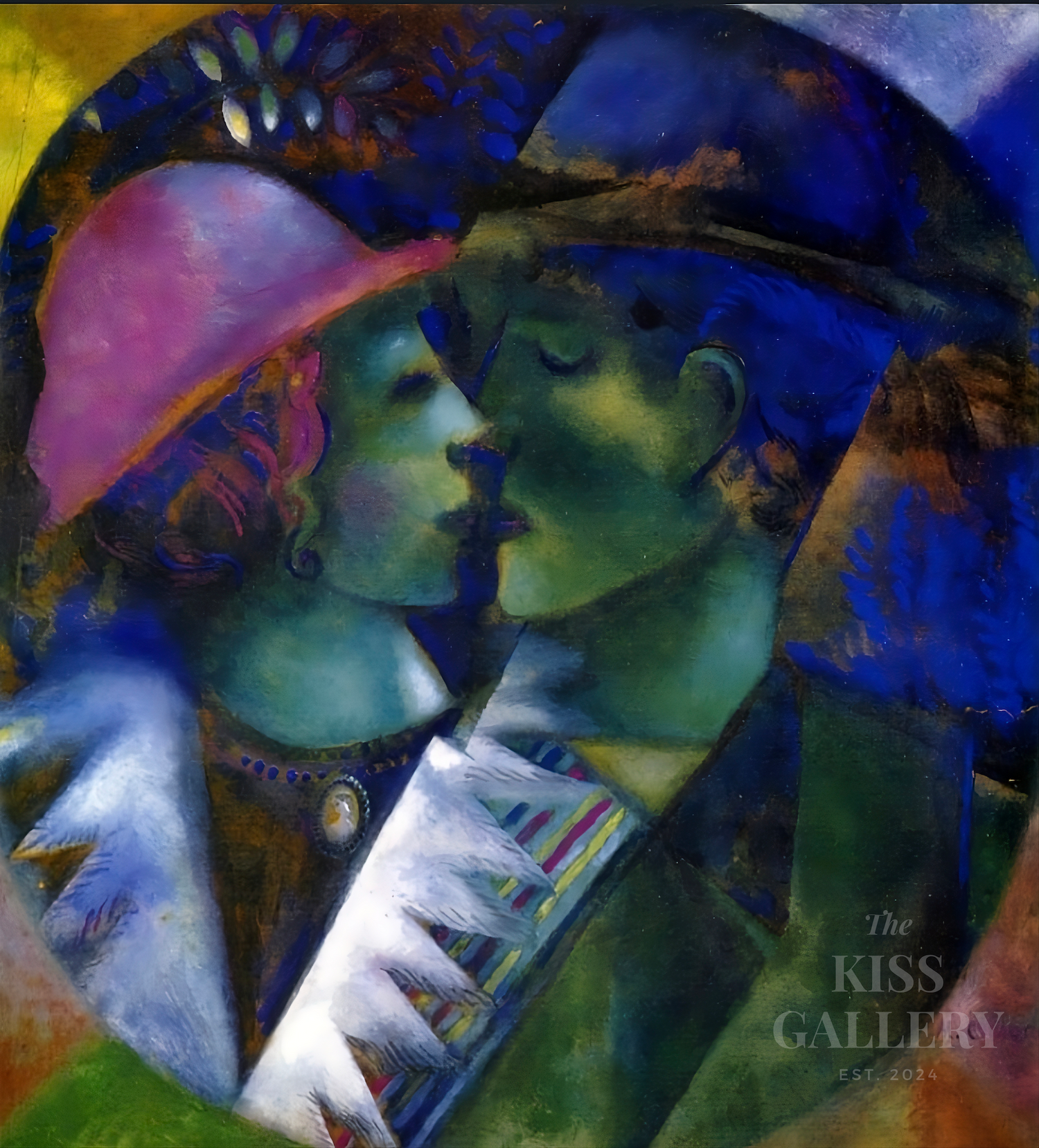 Marc Chagall - "Green Lovers"
