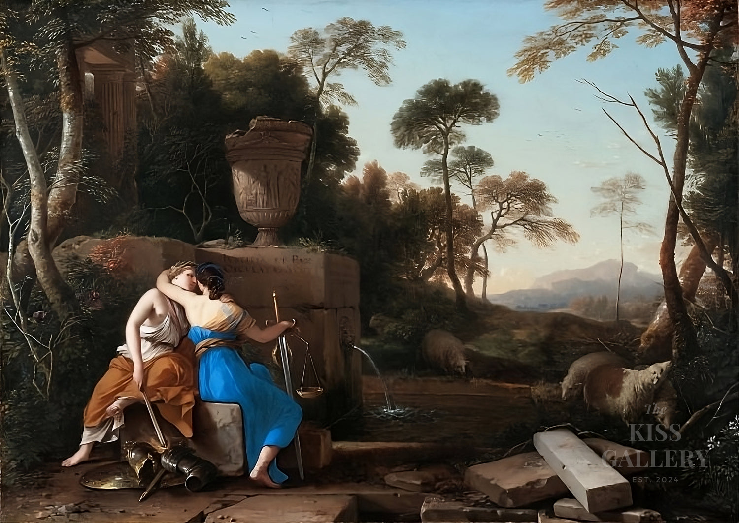 Laurent de la Hyre - "Kiss of Justice and Peace"