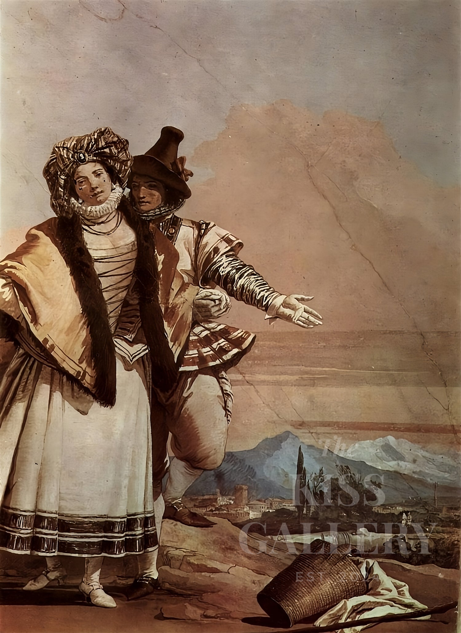 Giovanni Domenico Tiepolo - "The Declaration of Love"