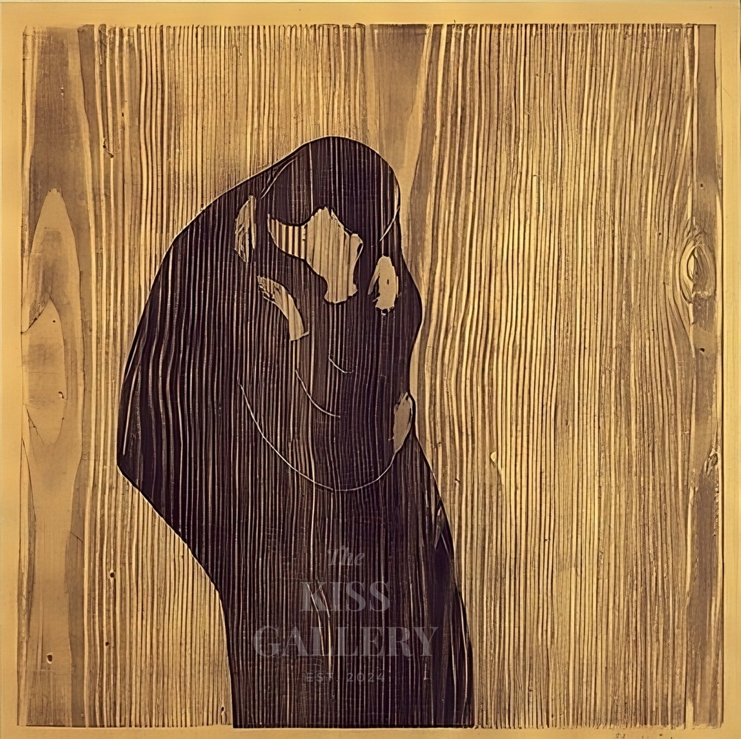 Edvard Munch - "Kiss IV" (1902)